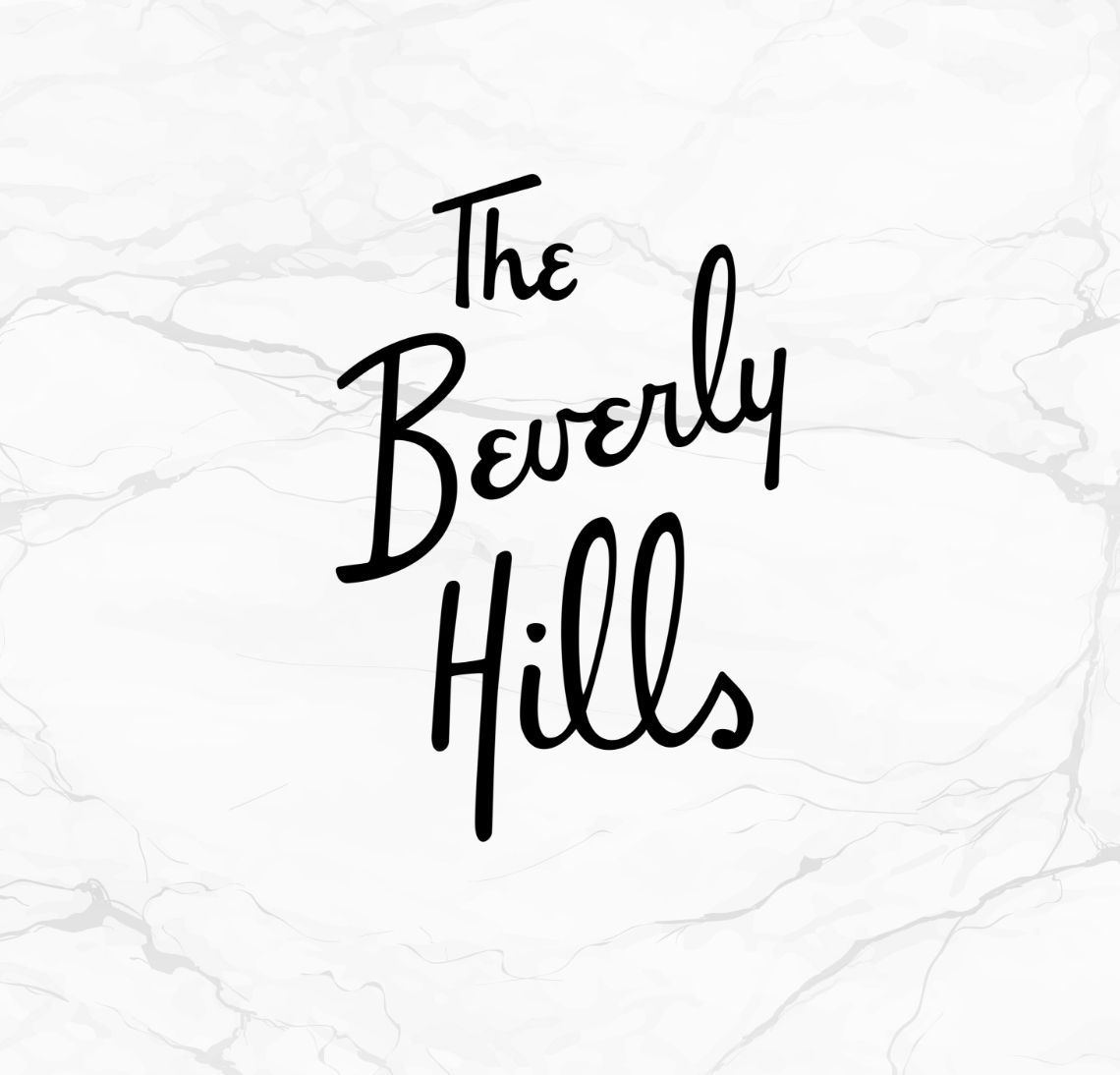Text logo of The Beverly Hills.