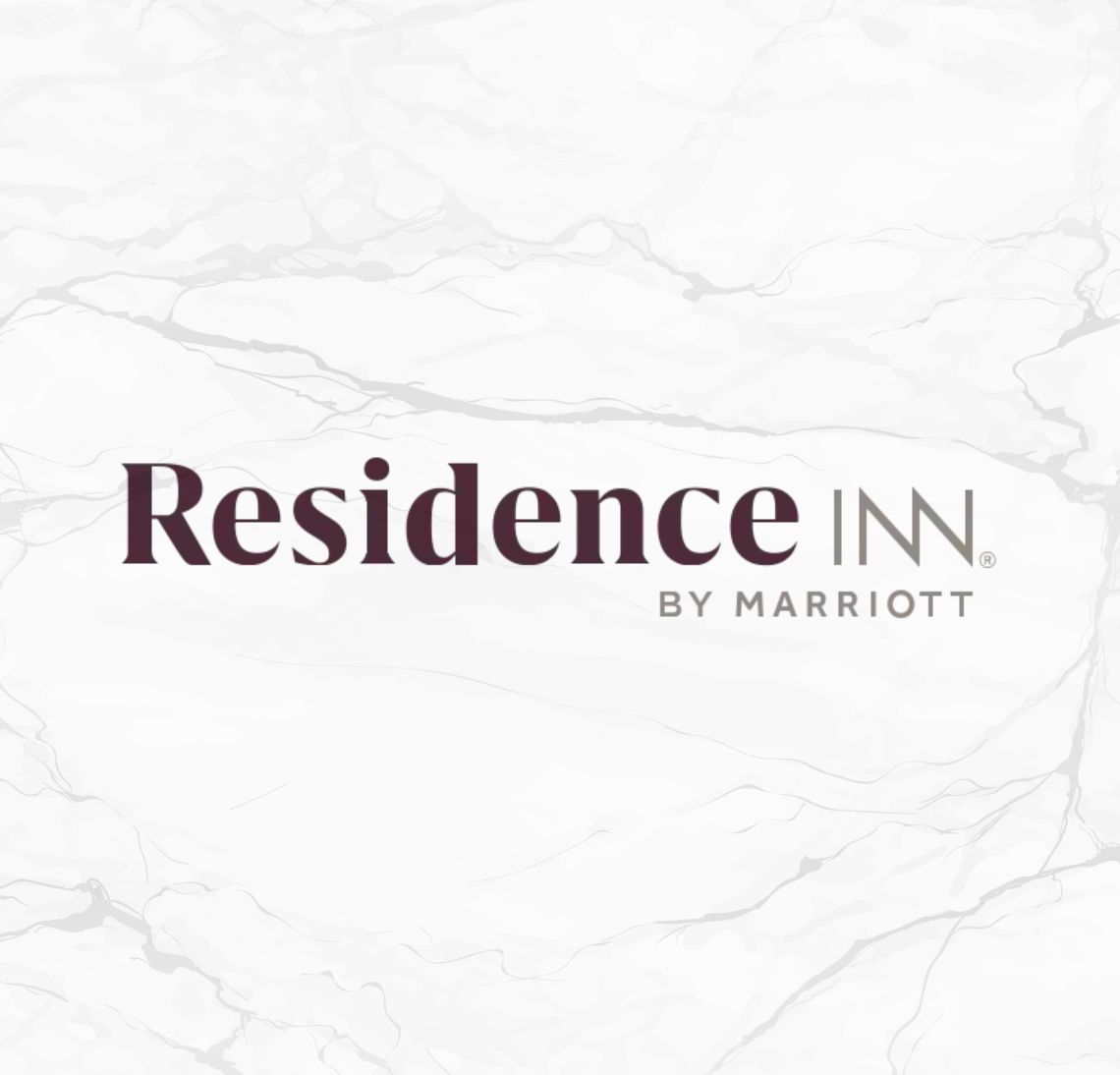 Residence Inn by Marriott logo on marble background
